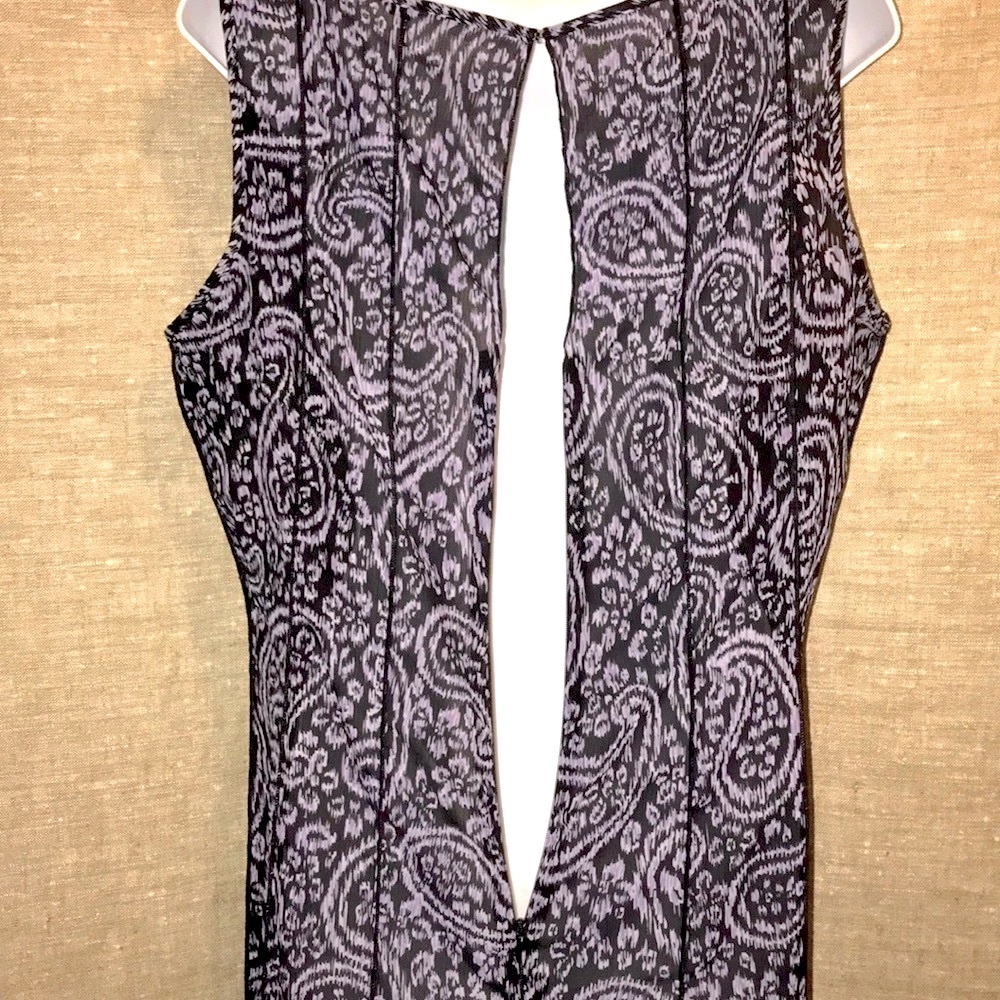 ⭐️3 for $29 EUC Sandra Darren Sleeveless Sheer Dress - Picture 11 of 13